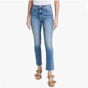Brand New - never worn, Mother Women’s Mid-Rise Dazzler Ankle Fray Jeans size 27